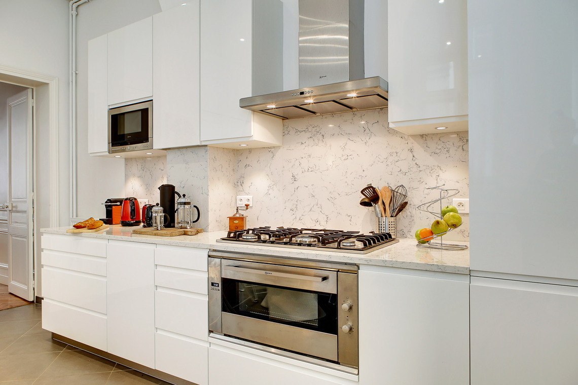 Fully equipped apartment with functional and modern appliances